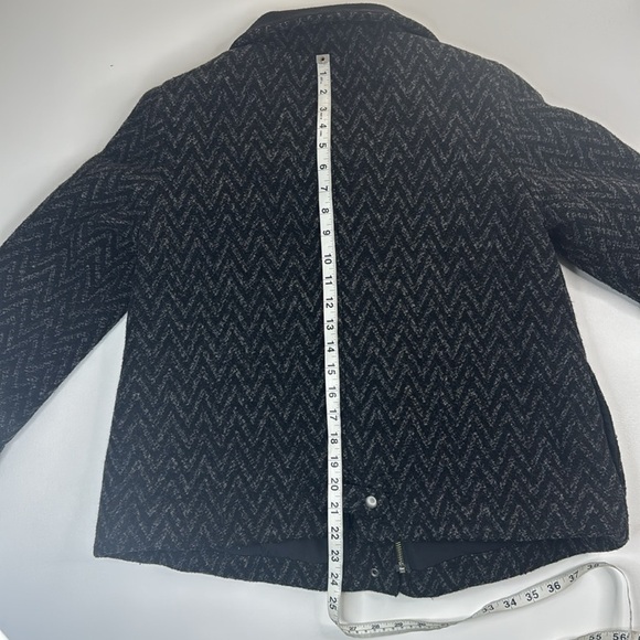 Prana Lily Wool Blend Houndstooth Lined Jacket Womens Small - Picture 10 of 12